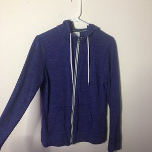 Dark blue long sleeve hoodie